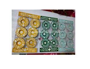 Bandeja con incrustaciones rectangulares de perlas para servir y té, herramientas de cocina para restaurante y bandeja decorativa para el hogar, novedad - Product Image 6