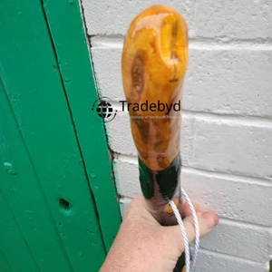 Mango de bastón de cuerno auténtico para bastón elegante Construye coleccionable Top Tradebyd - Product Image 1