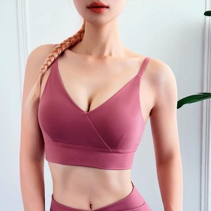 สปอร์ตบราไร้ตะเข็บเอวสูงสำหรับผู้หญิงสปอร์ตบราออกกำลังกายระบายอากาศได้ดีสวมใส่สบาย - Product Image 3