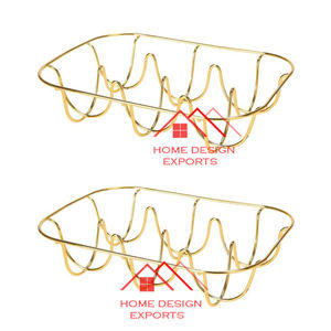 Cesta para mostrador de cocina, accesorios de cocina más vendidos, estante para huevos de alambre de hierro chapado en oro - Product Image 1