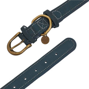 ปลอกคอสุนัขหนังนิ่ม สายรัดคอสุนัขปรับได้ สวมใส่สบาย สำหรับการเดินและฝึกสุนัขในชีวิตประจำวัน - Product Image 3