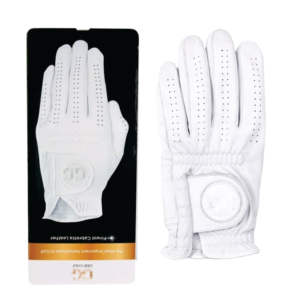 Gant de golf en cuir Cabretta véritable, blanc, doux, respirant, sans emballage - Product Image 5