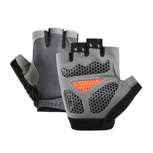 SMART SHINE ENTERPRISES Gants de cyclisme unisexes mi-doigts en microfibre, respirants, antidérapants, pour la gym, l'entraînement et les activités de plein air - Product Image 3