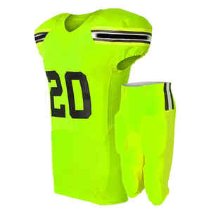 Uniformes courts de football américain imprimés personnalisés pour la formation des adultes de grande taille à la mode de haute qualité Logo personnalisé 100% Polyester - Product Image 2