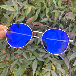 Lunettes Photochromiques en Alliage pour Homme et Femme, Rondes Simples, <span class=keywords><strong>Anti</strong></span>-<span class=keywords><strong>Reflet</strong></span> Lumière Bleue, Optiques Photogray - Product Image 4