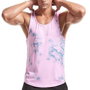 Camiseta sin mangas informal para hombre de alta calidad para verano transpirable y cómoda con técnica lavada para correr a bajo precio - Product Image 5