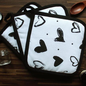 Private Label Pure Cotton <b>Pot</b> Holders, Eco-Friendly Reusable Heat Insulation Pads <b>Indian</b> Exporter - Product Image 2