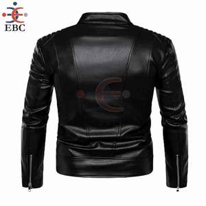 Veste en cuir de vache véritable pour hommes - Product Image 3