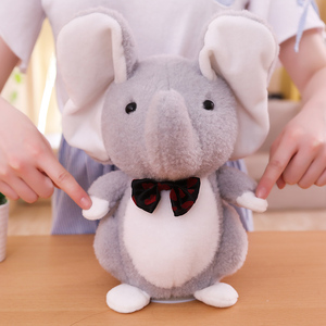 Tốt Bán hoạt hình sang trọng PEEK một con chó hát Boo với tai mềm chơi peek-a-boo với tai - Product Image 2