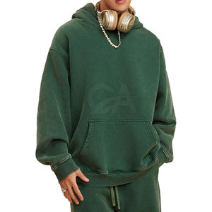 Fabriqué dans le meilleur matériau Sweats à capuche en détresse lavés à l'acide Utilisation en extérieur Sweats à capuche en détresse lavés à l'acide - Product Image 2