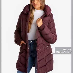 Veste matelassée à capuche pour hommes manteau d'hiver léger et chaud matelassé vêtements de mode décontractés en plein air vêtements d'extérieur isolés coupe-vent - Product Image 3