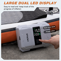 Pompe à air intelligente puissante, gonfleur pour paddle gonflable, pompe portable à batterie 20 PSI, pompe SUP avec batterie