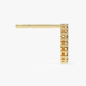 High Quality Round Cut Diamond Stud <b>Earrings</b> 14K Yellow Gold Elegant Sparkling Jewelry For Bridal Available In Bulk Quality - Product Image 6