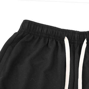 Pantalones Cortos Deportivos de Verano para Hombre, Estilo Jogger, de Felpa Francesa, Casuales, Lisos, Negros, de Nailon/Algodón, Personalizados OEM - Product Image 6