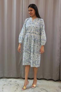 เดรสยาวลายดอกไม้สำหรับผู้หญิงเดรสลำลอง - Product Image 3