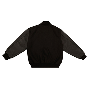 2025 hommes Letterman Varsity vestes Collection d'hiver personnalisable manches en cuir véritable CollegeBaseballjacket pour hommes - Product Image 4