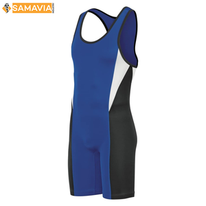 SAMAVIA singulet de lutte personnalisé pour hommes Compression Fit Grappling Suit Stretch Tissu Respirant Uniforme pour MMA BJJ Sportswear - Product Image 1