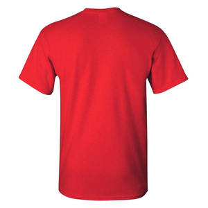 Col en O 100% coton T-Shirt à manches courtes Impression numérique de haute qualité Logo personnalisé quantité minimale de commande bas Hommes Femmes Vente en gros Solide - Product Image 2