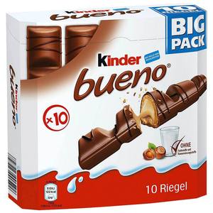 Kin-der Bueno Chocolate Finger <b>Bars</b> Crispy Wafer Light <b>Snack</b> Treat - Product Image 5