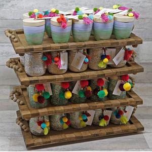 <b>Ramadan</b> Gergean Bamboo <b>Gift</b> <b>Box</b> With Eggshell Lacquer Handmade <b>Ramadan</b> Mubarak Kids Party Favor Holiday Decoration - Product Image 6