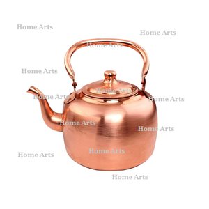 กาต้มน้ำนมกาแฟและชาทองแดงทรงกลมดีไซน์ยอดเยี่ยมพร้อมที่จับสำหรับการใช้งานบนโต๊ะอาหาร - Product Image 3