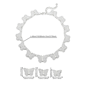 Top Fashion Hip-Hop Jewelry S925 <b>Silver</b> 20mm Full Iced Out Moissanite Butterfly Shaped Cuban <b>Chain</b> <b>Men</b> <b>Necklace</b> <b>for</b> Wholesale - Product Image 6