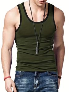 Camiseta sin Mangas Deportiva Ajustada para Hombre, Camiseta de Gimnasio con Corte Cuadrado para Correr, Camiseta Deportiva para Fisicoculturismo - Product Image 6