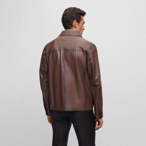 Blouson de moto unisexe en cuir pour l'automne, le plus vendu, qualité supérieure, fabrication OEM, vente en gros, Pakistan - Product Image 2
