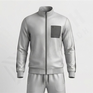 Ensemble de survêtement pour homme, décontracté, pour le quotidien, offrant un profil minimaliste et élégant, idéal pour les sorties, la salle de sport, le fitness, la course à pied, tenue sportive - Product Image 1