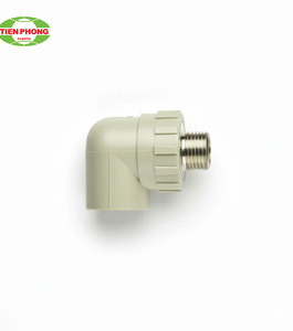 Raccord de tuyau coudé à 90 degrés fileté mâle PP-R durable pour les systèmes de plomberie d'eau chaude et froide - Product Image 3