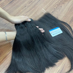 ¡PRODUCTO NUEVO! Extensiones de cabello humano vietnamita Extensiones de cabello de trama recta natural Extensiones de cabello dibujado Doble - Product Image 2