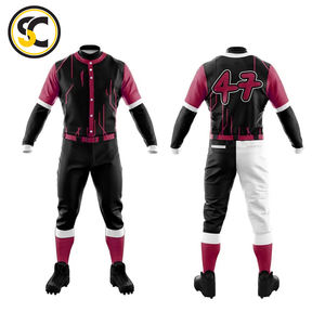 Taille personnalisée ou couleur contrastée Bonne vente Uniforme de baseball confortable de style le plus récent PAR STADEOS SIALKOT CO. - Product Image 4