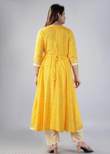 Kurti indien en coton pour femmes, vêtements ethniques à bas prix, vente en gros, 3 ensembles Kurti 2023 - Product Image 3