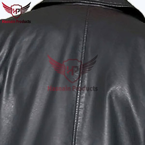 เสื้อแจ็คเก็ตหนังแคนวาสสำหรับผู้ชายเสื้อแจ็คเก็ตหนังสำหรับใส่ในฤดูหนาววัสดุคุณภาพดีออกแบบโลโก้ได้ตามต้องการ - Product Image 4