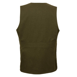 Proveedor de chalecos de cuero de calidad de exportación, chaleco de motorista de cuero genuino a la moda para hombre, chaleco de cuero de gamuza con logotipo personalizado hecho en Pakistán - Product Image 3