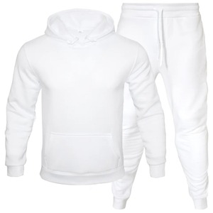 ชุดกีฬาผ้าฟลีซมีฮู้ดสำหรับผู้ชายผู้หญิง, ชุดเสื้อผ้า2ชิ้นเสื้อสวมหัวแขนยาวลำลองสำหรับฤดูหนาวใส่ในฤดูใบไม้ร่วงโลโก้ XL - Product Image 3