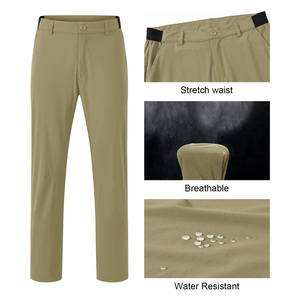 OEM Men's Breathable Four-Way Stretch <b>Spandex</b>/Polyester Golf <b>Pants</b> Custom Logo Design Eco-Friendly Anti-UV Sports Corporate Wear - Product Image 4