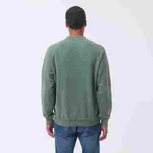 Sweat-shirt à capuche épais en molleton 100% coton pour homme, de haute qualité, automne-hiver, couleur unie, brodé, teint uni - Product Image 5