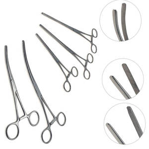 Jeu d'instruments chirurgicaux en acier inoxydable de qualité allemande Pinces hémostatiques à pointe droite et courbe Pinces de verrouillage de haute qualité - Product Image 3