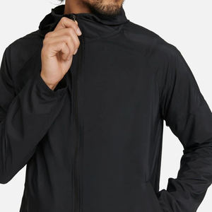 Chaqueta Cortavientos Deportiva Personalizada con Logotipo para Hombre, 100% Poliéster, Ligera y Transpirable, Color Sólido para la Temporada de Otoño - Product Image 6