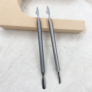 Empujador de Cutículas Profesional de Doble Punta de Acero Inoxidable, Removedor de Piel Muerta, Herramienta de Manicura y Pedicura, Limpiador de Uñas Reutilizable - Product Image 2