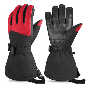 Gants de ski en cuir de haute qualité pour le snowboard - Vêtements chauffants d'hiver avec fabrication ODM et OEM - Product Image 2