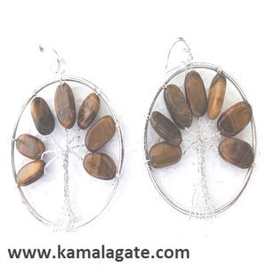 Agate naturelle cristal Quartz acier inoxydable arbre de vie pendentif argent pierre précieuse cadeau de guérison à vendre - Product Image 5