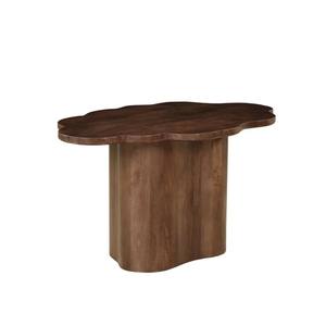Mesa de Centro Moderna de Madera Oscura, Mesa Auxiliar Portátil de Madera Maciza para Uso en el Hogar y Restaurantes, Ecológica, Venta al por Mayor - Product Image 2