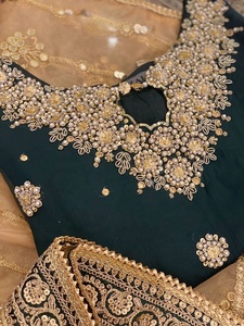 Ssumaira Collection Présent AGHA NOOR Original Pakistanais Mode Brodé En Mousseline De Soie 3 Pièces Prêt à Porter Robes Pakistanaises - Product Image 5
