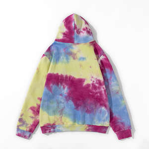 Wholesale Custom 100% Cotton <b>Men's</b> Oversized Plus Size Streetwear Pullover Custom Printing Logo Over <b>tie</b> <b>Pink</b> <b>Tie</b> Dye Hoodie - Product Image 4