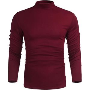 Pull en polyester à manches longues pour hommes, anti-rétrécissement et séchage rapide, respirant, col rond, logo sur le devant, option pull d'hiver - Product Image 1