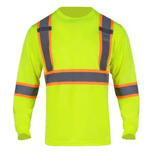 Hi Vis Waterproof Workwear Construction Polo T Shirt Two-Tone <b>Reflective</b> <b>Safety</b> <b>Clothing</b> Wholesale Polo Shirts - Product Image 3