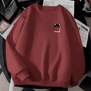 Sweat-shirts à capuche en polaire unis pour hommes et femmes, respirants, écologiques, pour l'hiver et l'automne, sweats de sport décontractés, pulls 100% - Product Image 5