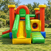 Vente chaude Parc de jeux commercial Parcours d'obstacles Château gonflable Thème licorne